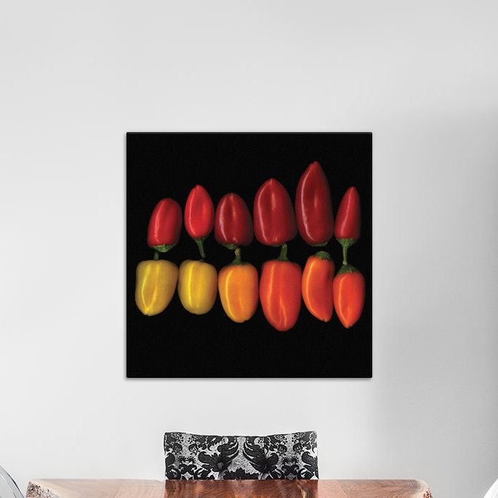 " The Chiquinos " by Magda Indigo, 26" H x 26" W x 1.5" D, Black Framed Canvas, No Matte