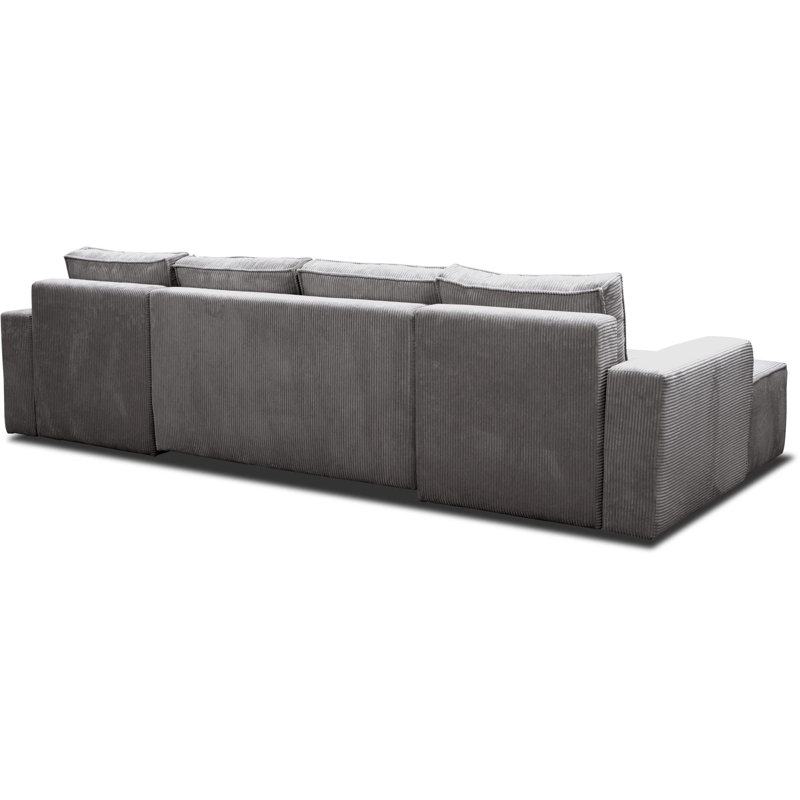 Sonsoles 6 Seater Sofa Bed, Dark Grey