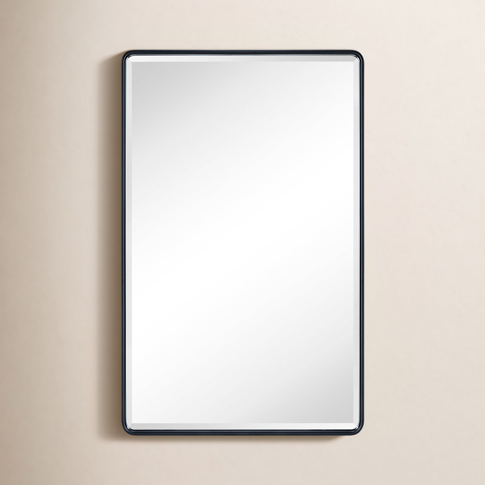 Recessed Medicine Cabinet, Black, 36" H x 24" W