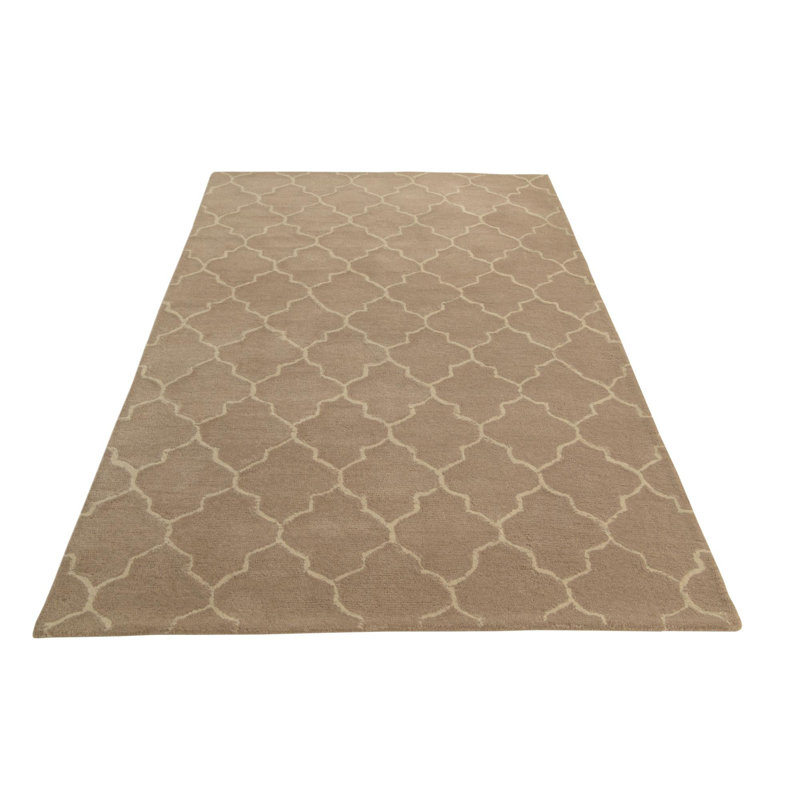 Tapis taupe 5 x 8