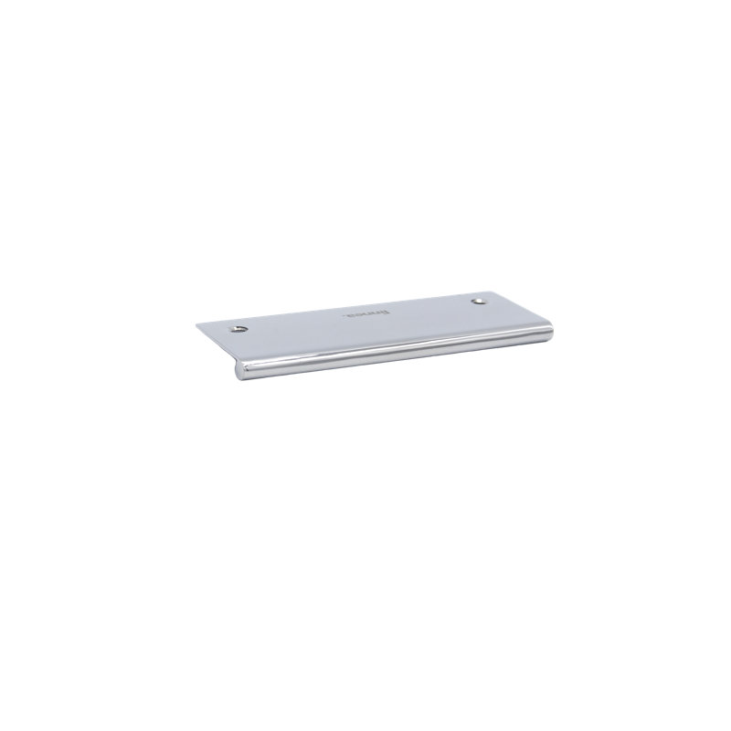 Sleek Cabinet Finger Edge Pull, Polished Stainless Steel, 11 1/32"