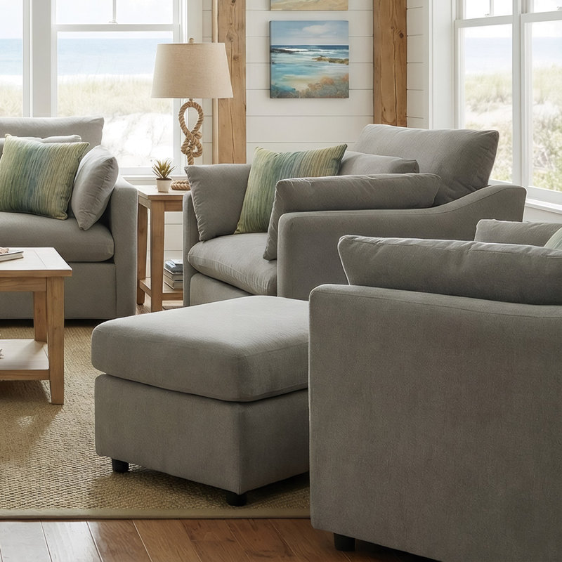 Fauteuil rembourré 52 po - Mousse Marina, Mousse Marina