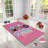 Luxurious Polyester Area Rug, 5.2 x 7.5 ft | 740 g/m², Non-Slip Felt Dot Underside, Laminated Sponge for Durability | Antibacterial, Easy Clean, Machine Washable at 86°F, Stunning Digital Print on Velvet Fabric-421745950
