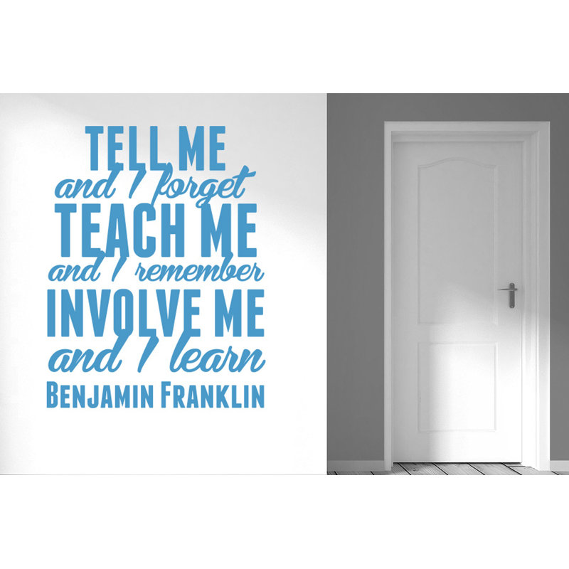 Wall Decal, Blue, Medium