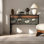 Retro Classical Console Table with Drawers