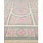 Tapis unique ivoire / gris noué à la main Vinuk Eclectic 8 pi 1 po x 9 pi 10 po