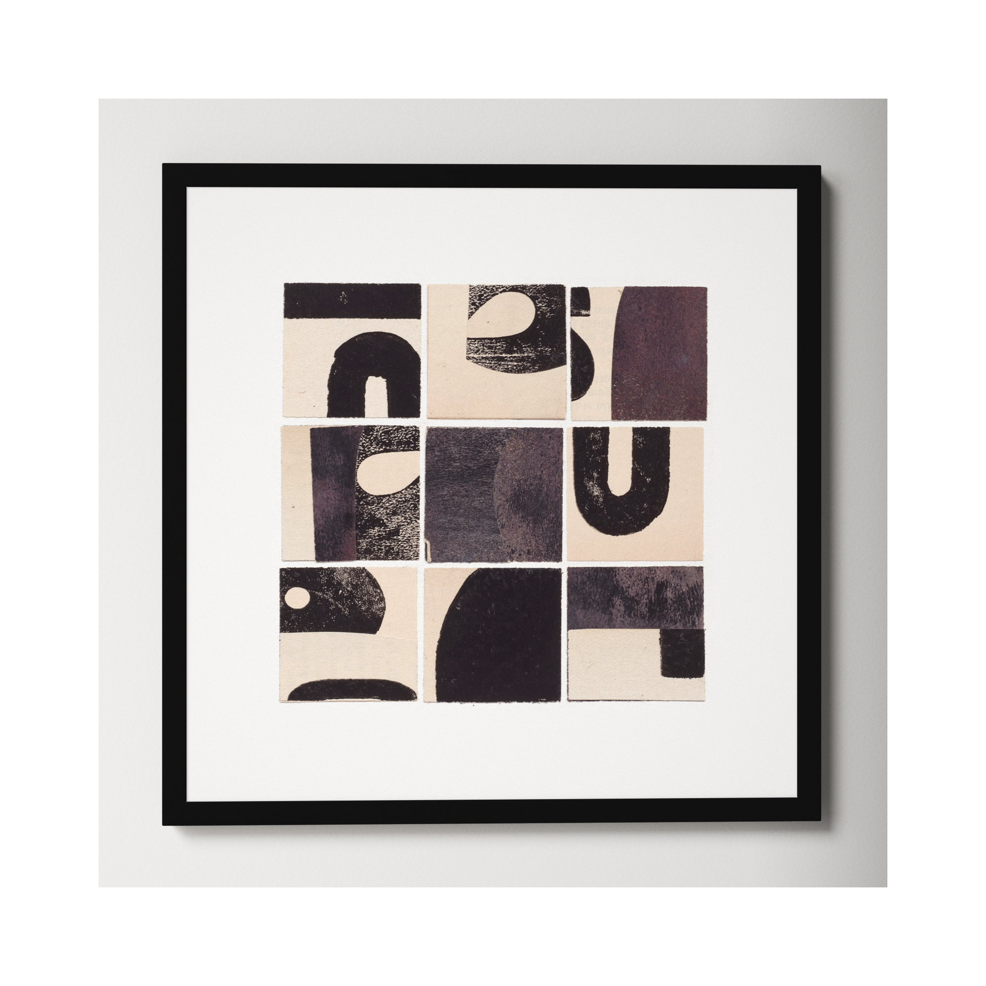 Curvy by Driftway Studio, 44" H x 44" W x 1.25" D, Black