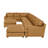 Leather Match Large Seating Modular Sectional