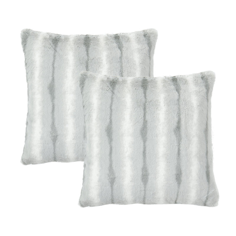 Amanda Animal Print Faux Fur Pillow Cover, Cacolo