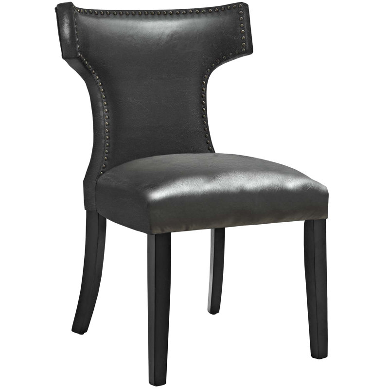 Curve Dining Chair in Black, Black