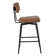 Bayardo Swivel 27.4'' Leather Counter Stool