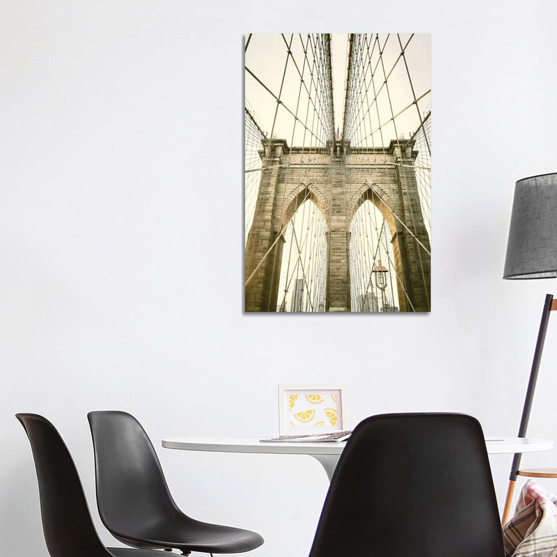 Brooklyn Bridge I by Ann Hudec - Wrapped Canvas Print, 101.6 cm H x 66.04 cm W x 1.91 cm D