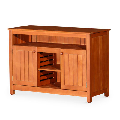 Colaluca Rectangular Eucalyptus Outdoor Buffet & Console Table
