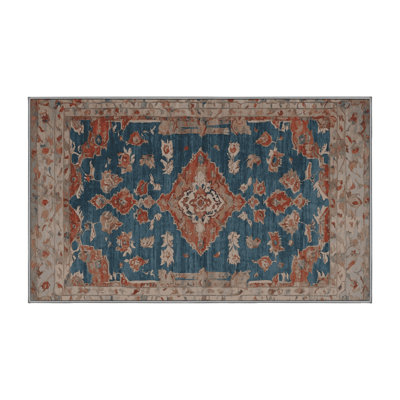 Tapis gris lavable à la machine