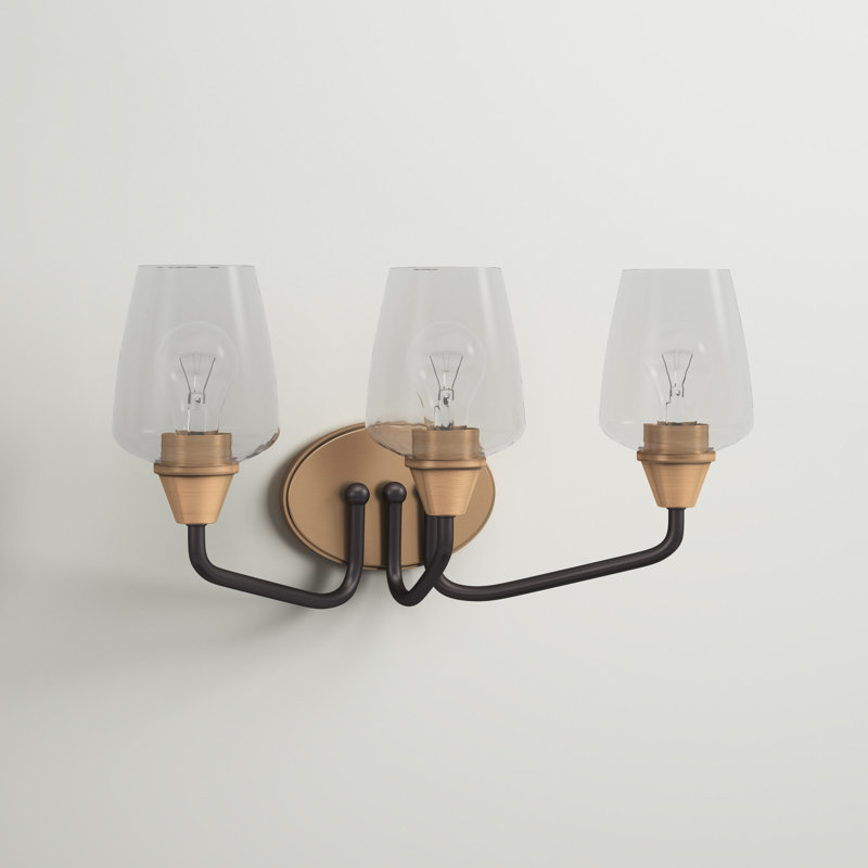 Roseta 3 - Light Dimmable Vanity Light, Bronze/Antique Brass