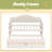 Twin Daybed With Trundle, Twin Size Daybed With 2 Storage Drawers, Wooden Sofa Bed With Upholstered Button Tufted Backrest For Living Room-569862515