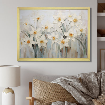 Minimalisme - jonquilles blanches II - impression