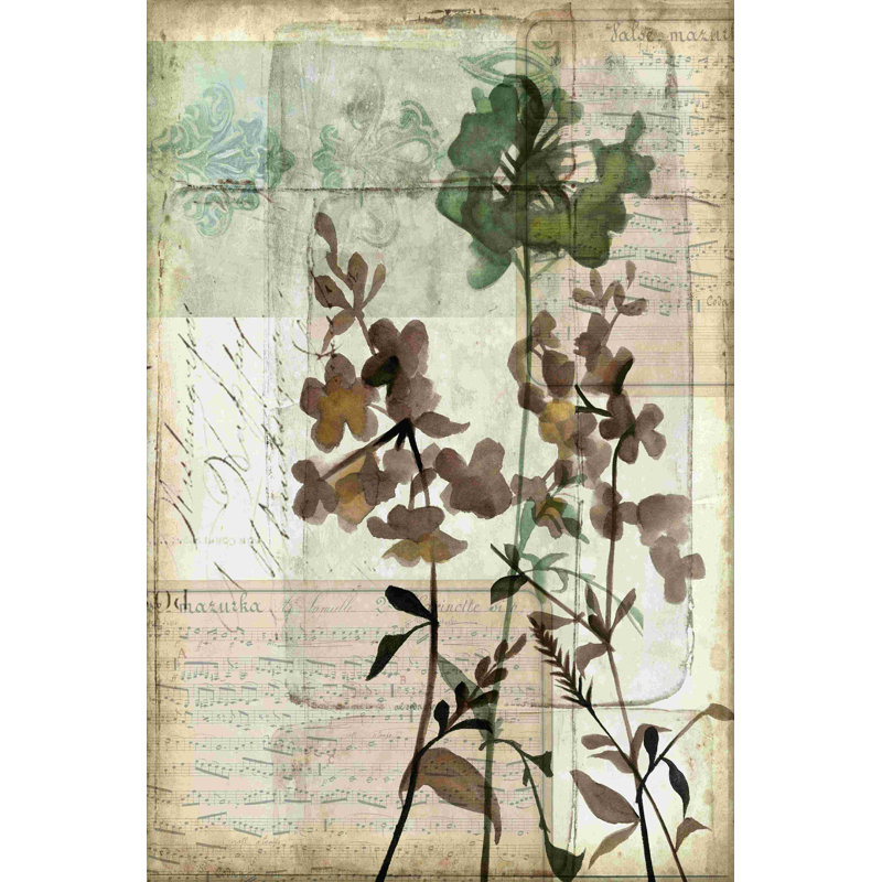 Boîte à musique Floral II, H 30 po x l 20 po