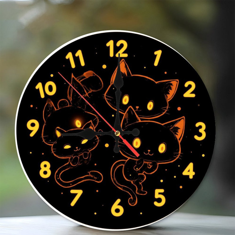 Horloge pour chats