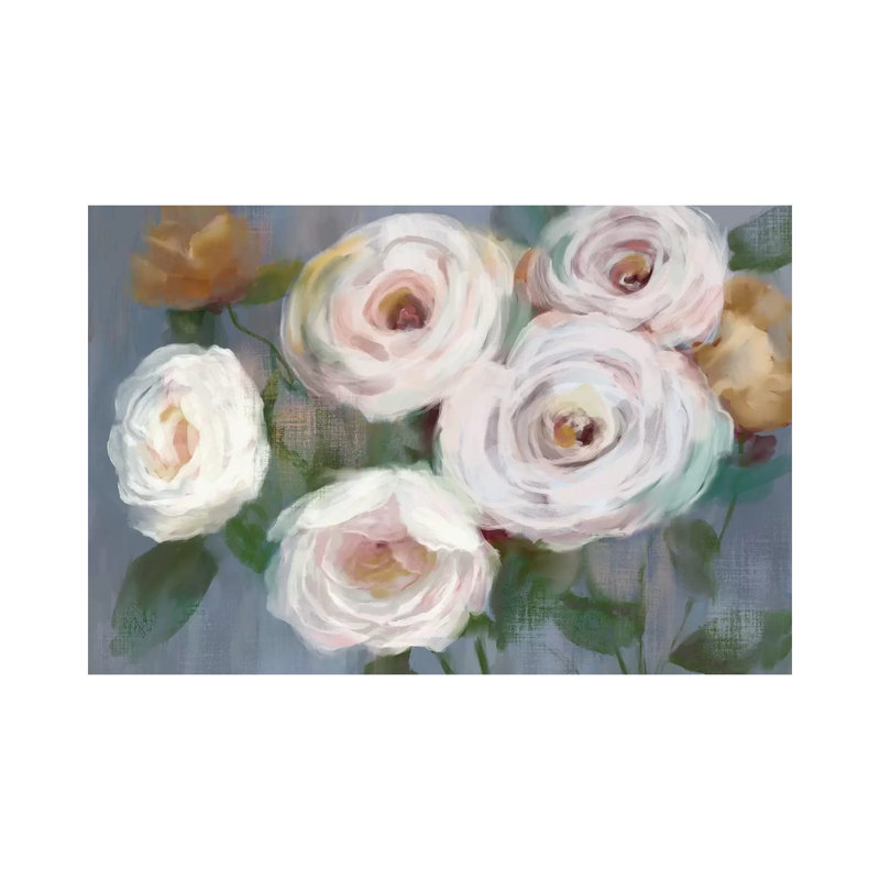 Magical Bouquet by Nan - Painting on Canvas, Wrapped Canvas, 20.32 cm H x 30.48 cm W