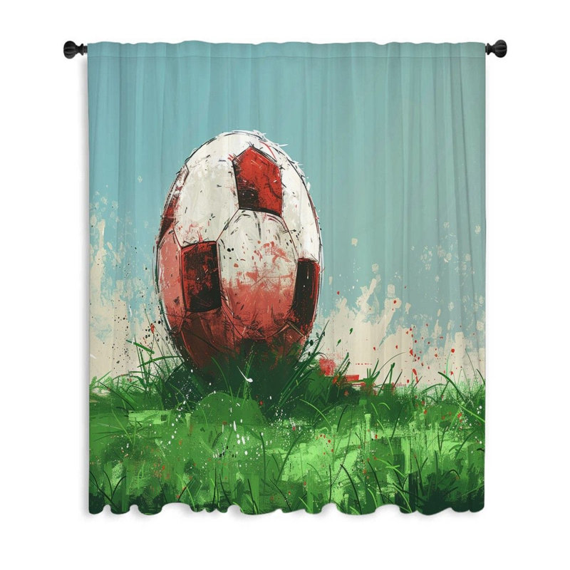 Manasvi Sheer Curtain Single Panel, 53'' W x 99'' L