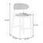 Chaise basse en noyer (paquet de 6)-322037091-322037094