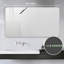 Miroir brouillard imperméable pour salle de bain - fixation murale argentée Hd 5 mm, multi-usage imperméable, aspect