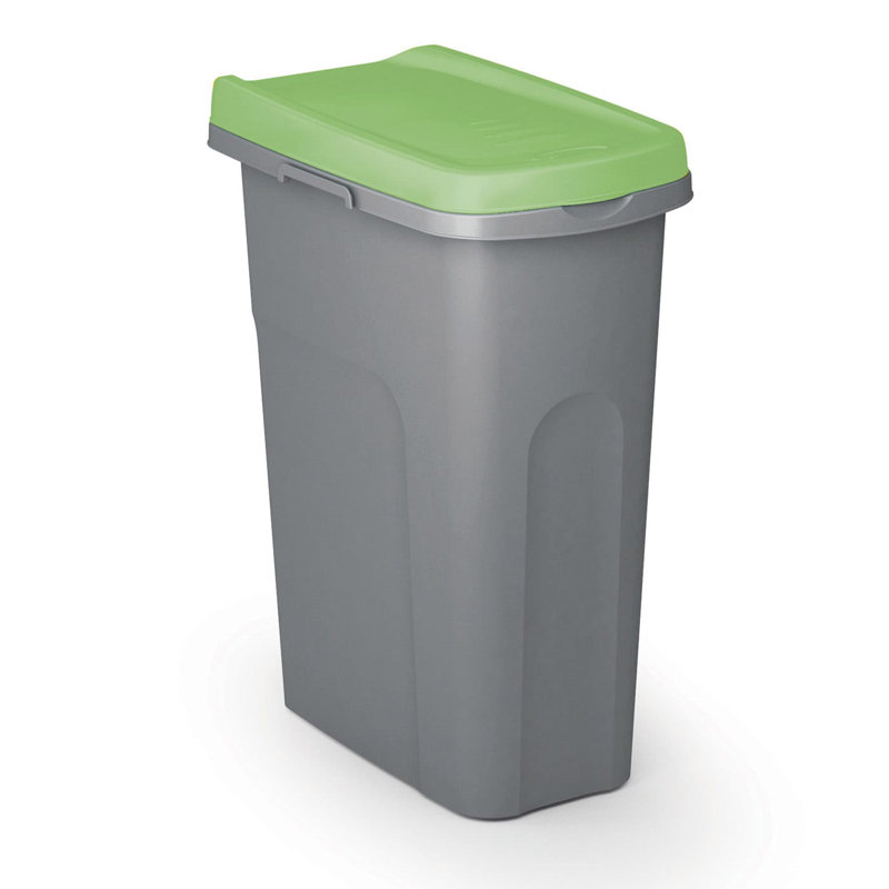 Baragrey Polypropylene Kitchen Trash Can - 25L, Grün