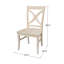 Chaise en bois massif Sardinia-25147156