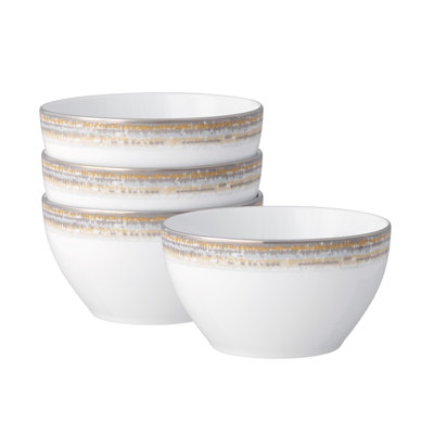Noritake Raylan Set of 4 Mini Bowls, 4.25", 10 oz.