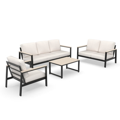 Townsend 5 Piece Sofa Seating Group with Sunbrella® Cushions
