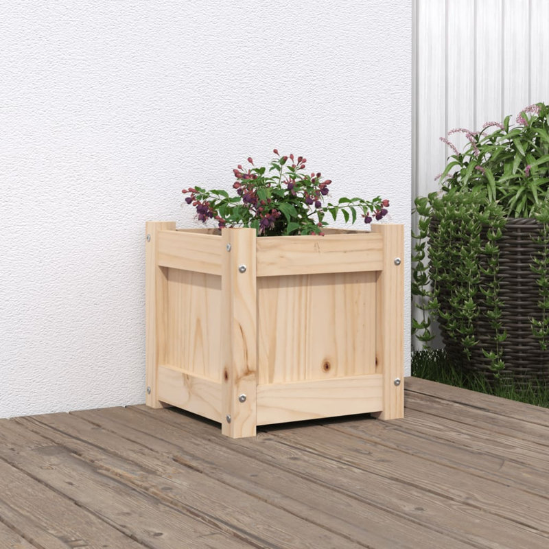 Bartolotti Wood Planter Box, Wood Pine