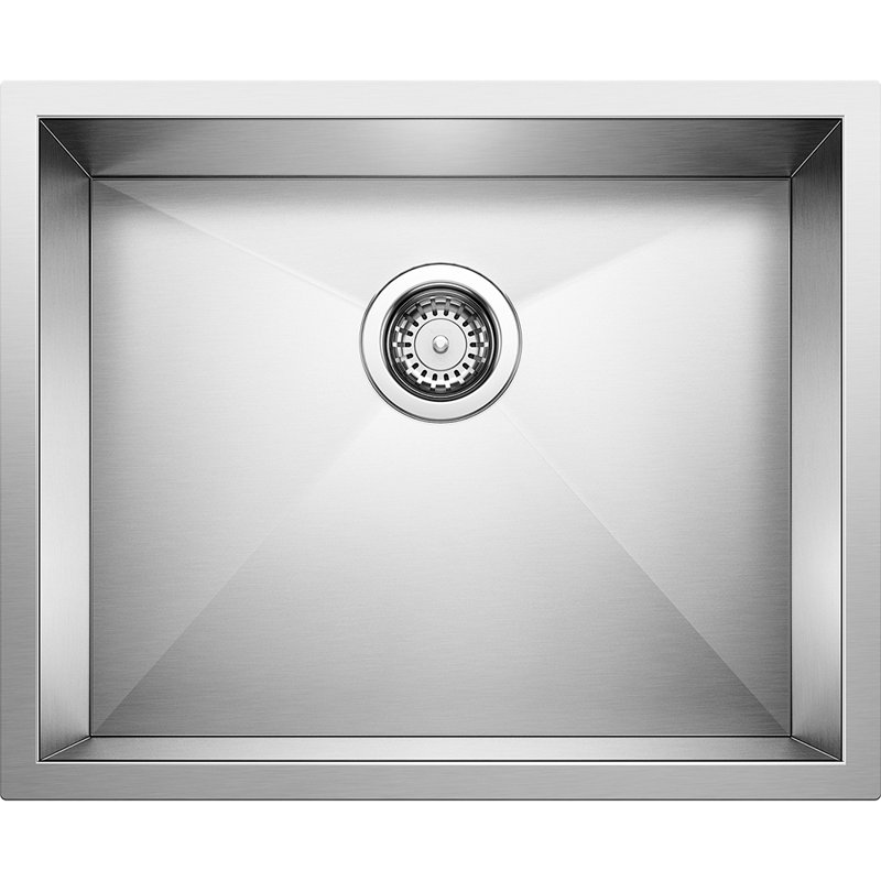 Precision R0 22" Single Bowl Undermount Stainless Steel Kitchen Sink