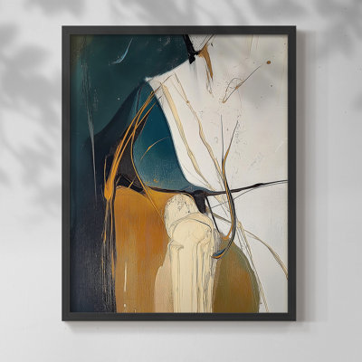 Série ABSTRACT DCxxxviii - reproduction encadrée de qualité supérieure - prête à être accrochée - aucun clou requis