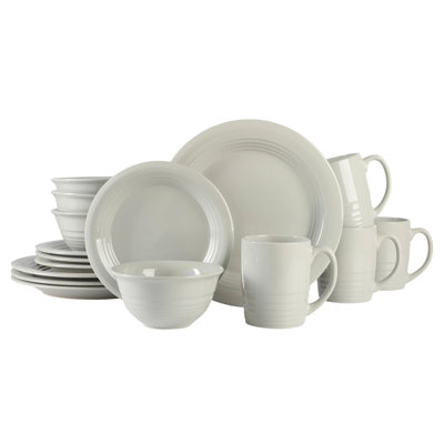 Stoneware Dinnerware Set 16 Piece - Service for 4