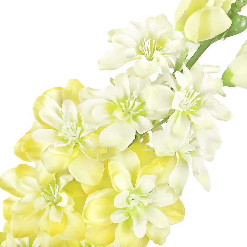 Artificial Delphinium Flower Spray, Yellow