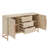 63" W Ribbed Sideboard with Drawers-440566584