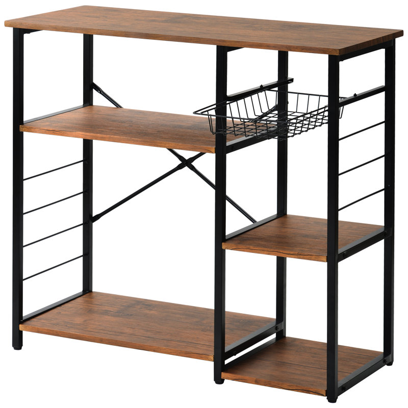 Fleischman Kitchen Island, Brown