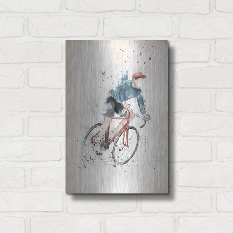 «I Want To Ride My Bicycle» par Balazs Solti, H 16 po x l 12 po
