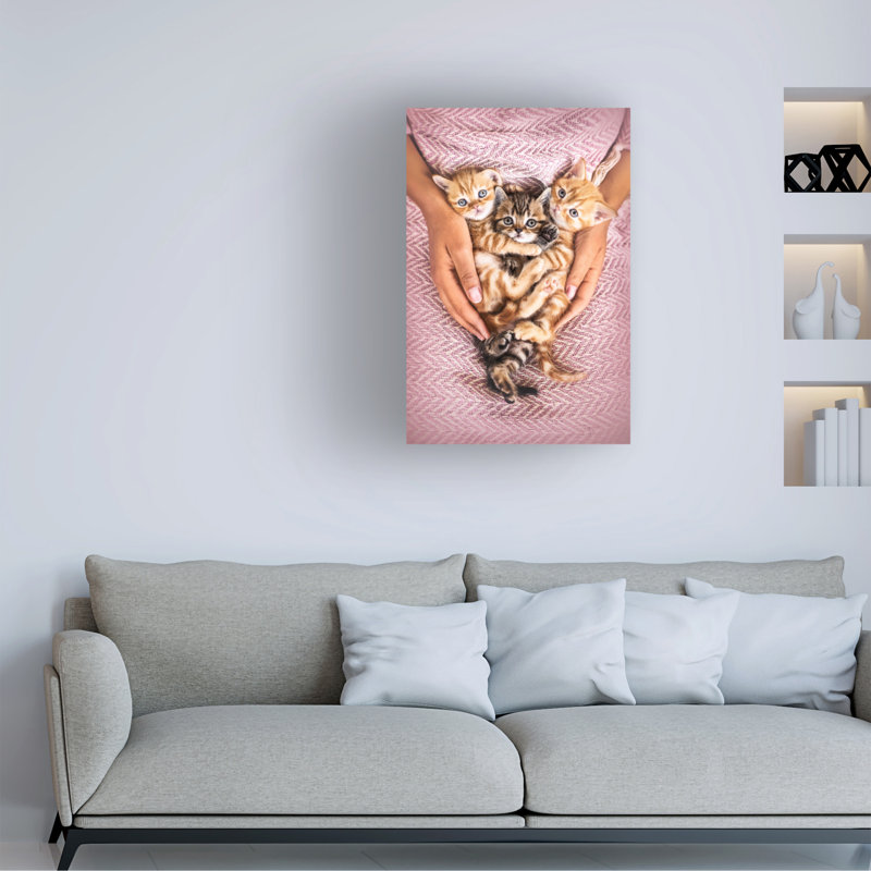 Natalie Grosse Threes Company Canvas Art, 12" H x 19" W