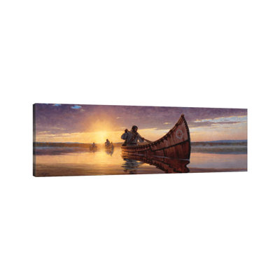 Reflections Of A Journey by Joe Velazquez - Wrapped Canvas Panoramic Painting