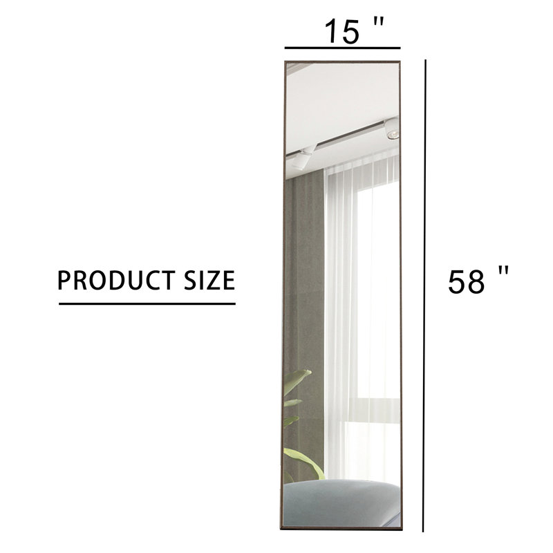 Miroir pleine grandeur gris 3ème génération