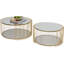 Coffee Table Wire Double Brass