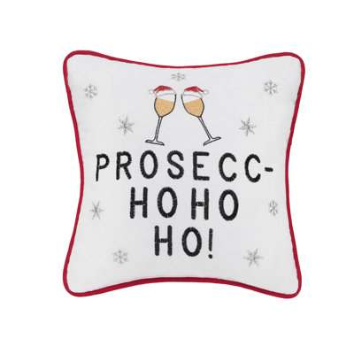 Prosec HO HO HO Pillow