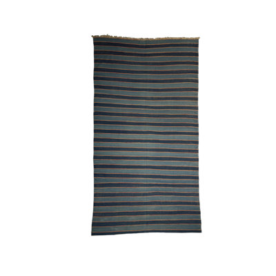 Dhurrie Wool Striped Area Rug