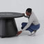 Everlee Aluminum Round Fire Pit Table