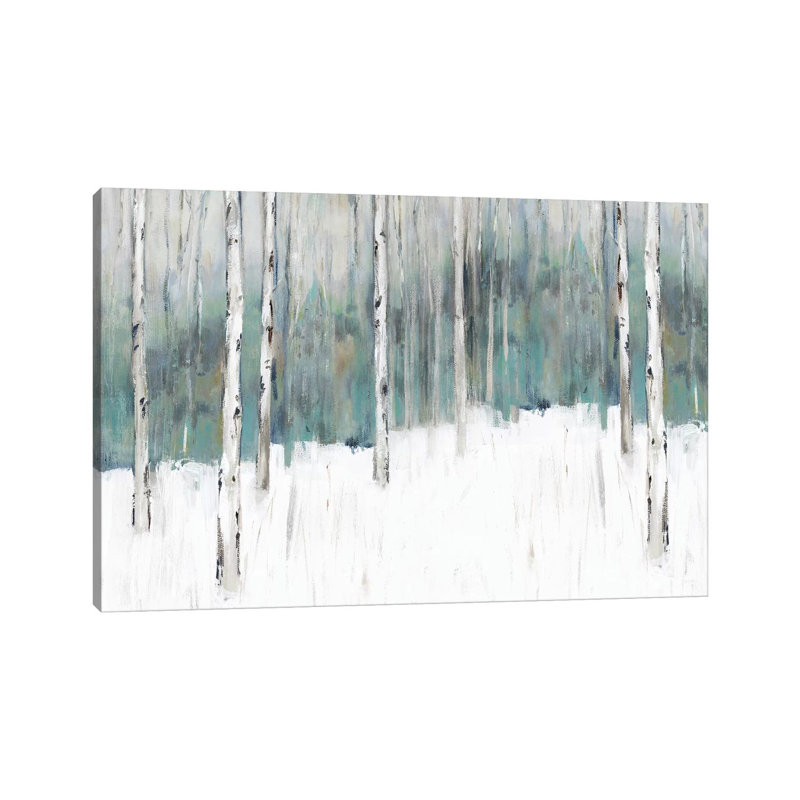 Winter's Trail I by Isabelle Z - Wrapped Canvas Painting, 20.32 cm H x 30.48 cm W