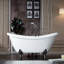 Baignoire de trempage sur pattes en acrylique 59 "x 28"-51226569-61051264