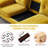 Joseph-Alexander Upholstered Sectional 82.7" Wide Sectional Sofa with Chaise Chenille Fabric White Modular Design for Living Room-938986559