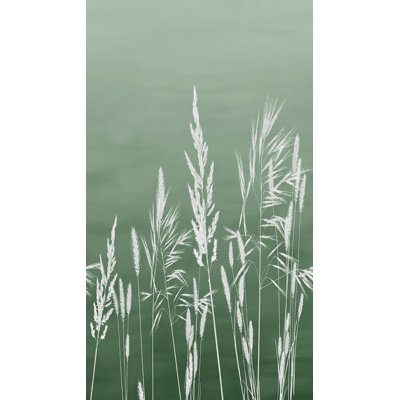 Willow Grass Green Wall Mural